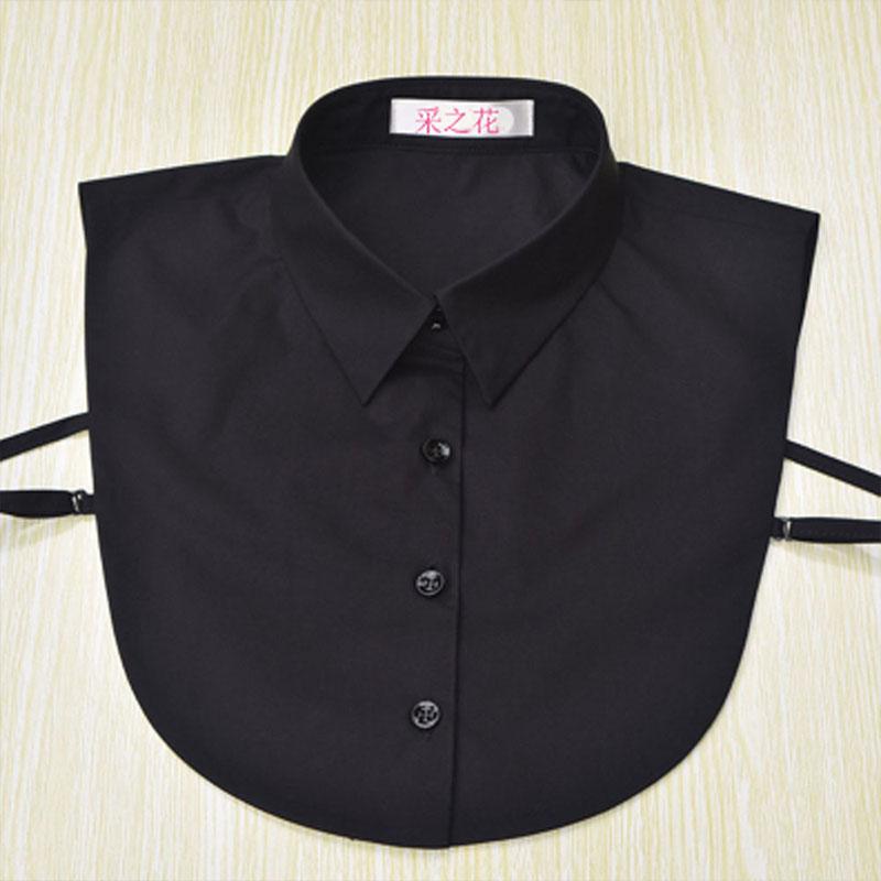 White Fake Collar Shirt For Children False Collar Blouse Lace Kids Peter Pan Collar Detachable Lapel Half Shirt Boys Faux Col