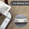 High Precision Steel Folding Ruler With 90° Adjustment,Dual-use Marking & Engraving Waterproof Tool For Decoration,Garden Renovation Farm Construction