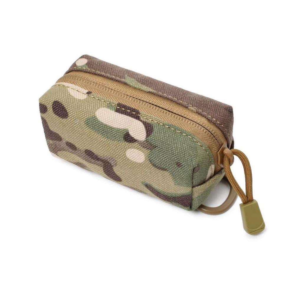 Outdoor Hanging Bag Mini Molle Pouch EDC Wallet Belt Waist Pack Bags Portable Key Organizer Case Men Coin Purse Hiking Camping