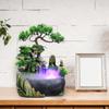 Humidificador de cascada con fuente atomizadora de escritorio para decoración de escritorios de oficina y hogar.
