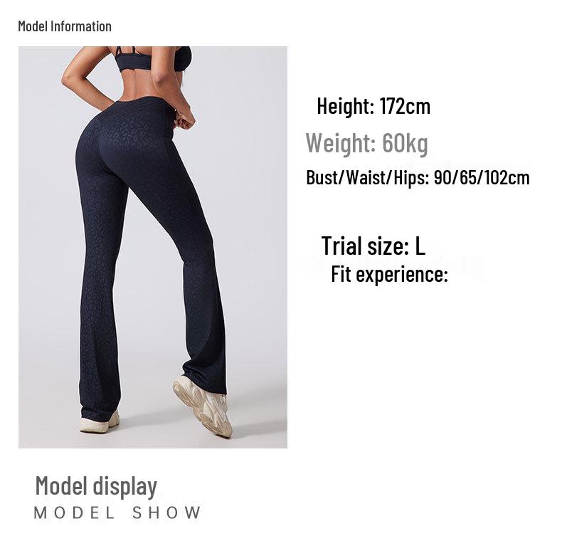 Peach High Waist Butt-Lifting Flare Yoga Pants for Women - Micro Flare, Skinny Fit, Long Length Fitness Pants