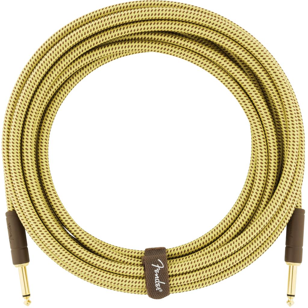 Fender Deluxe Series Instrument Tweed 08 Cable, Straight/Straight, 10',