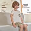 YEEHOO Boys' 7A Antibacterial Combed Cotton Sleeveless Pajama Set