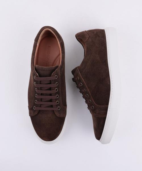 [BRENOWELT] Brookings Suede Dark Brown Sneakers Light 206