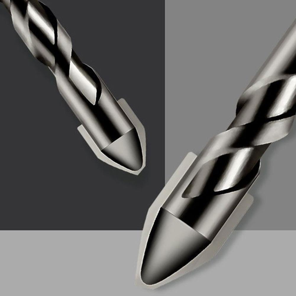 3/4/5 Pcs Tile Drill Bit 6/6/8/10/12MM Concrete Drill Bit Set Eccentric Twist Drill Bit for Tile Brick Plastic Cement Wood Glass