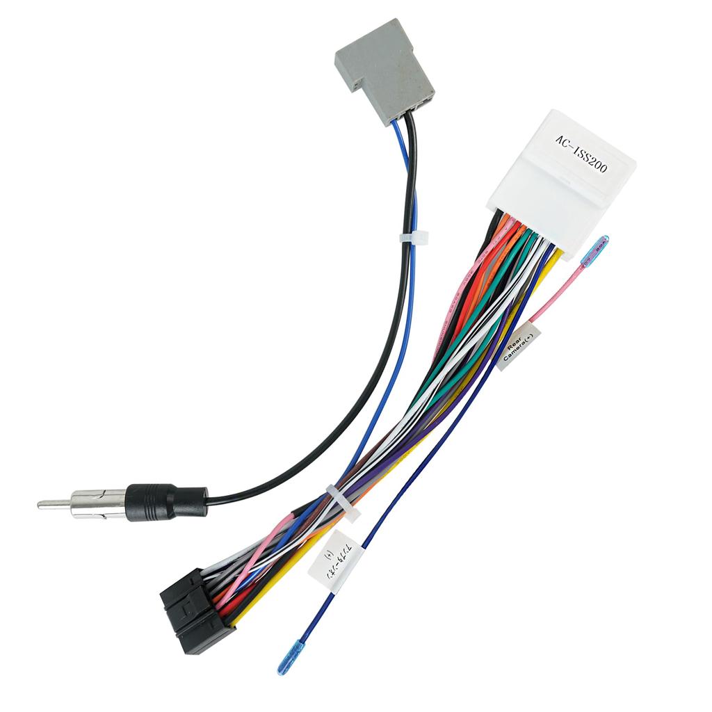 ATOTO Wiring Harness for Plug and Compatible with ATOTO A6 and S8 Head Units Only AC-ISS200 16-Pin Nissan, Play, A5, PF/PP/PL Lite/MS/UN