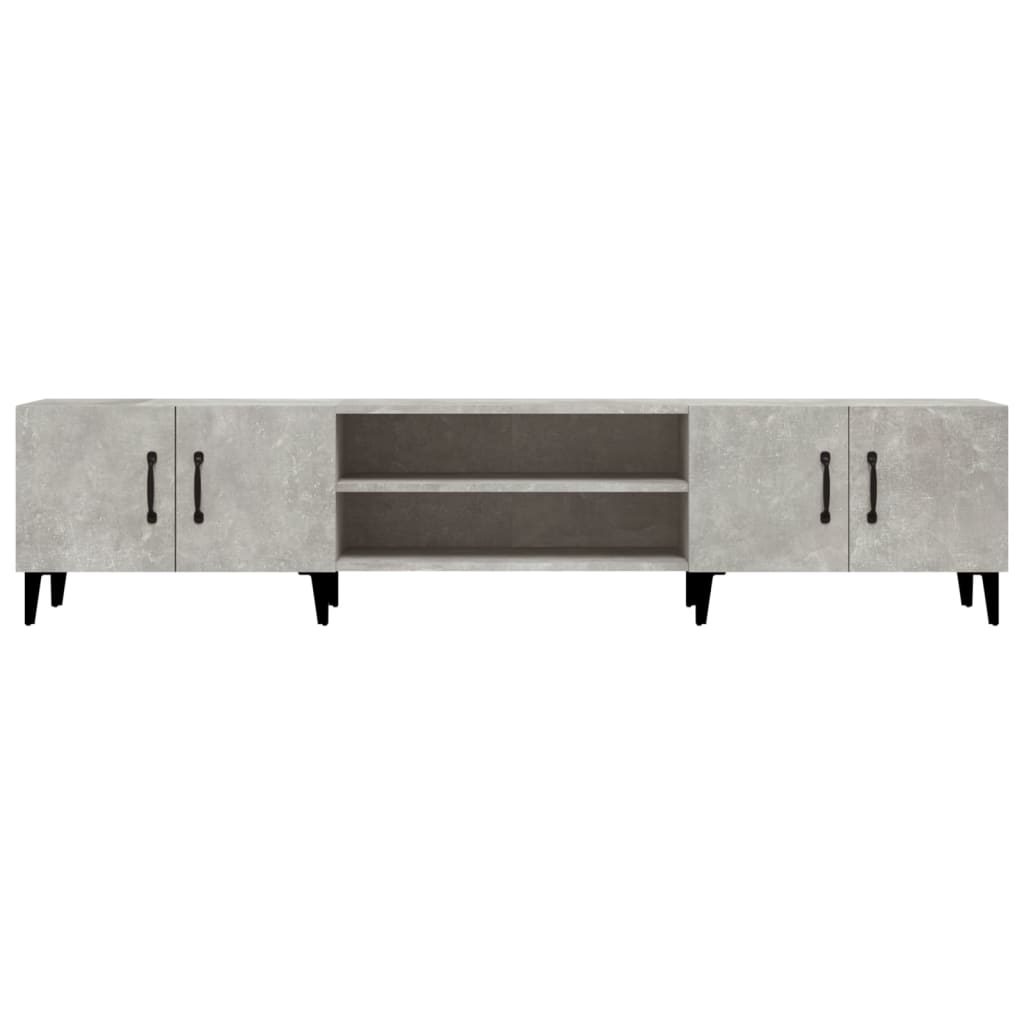 Vidaxl Szafka Pod Tv, Szarość Betonu, 180X31,5X40 Cm