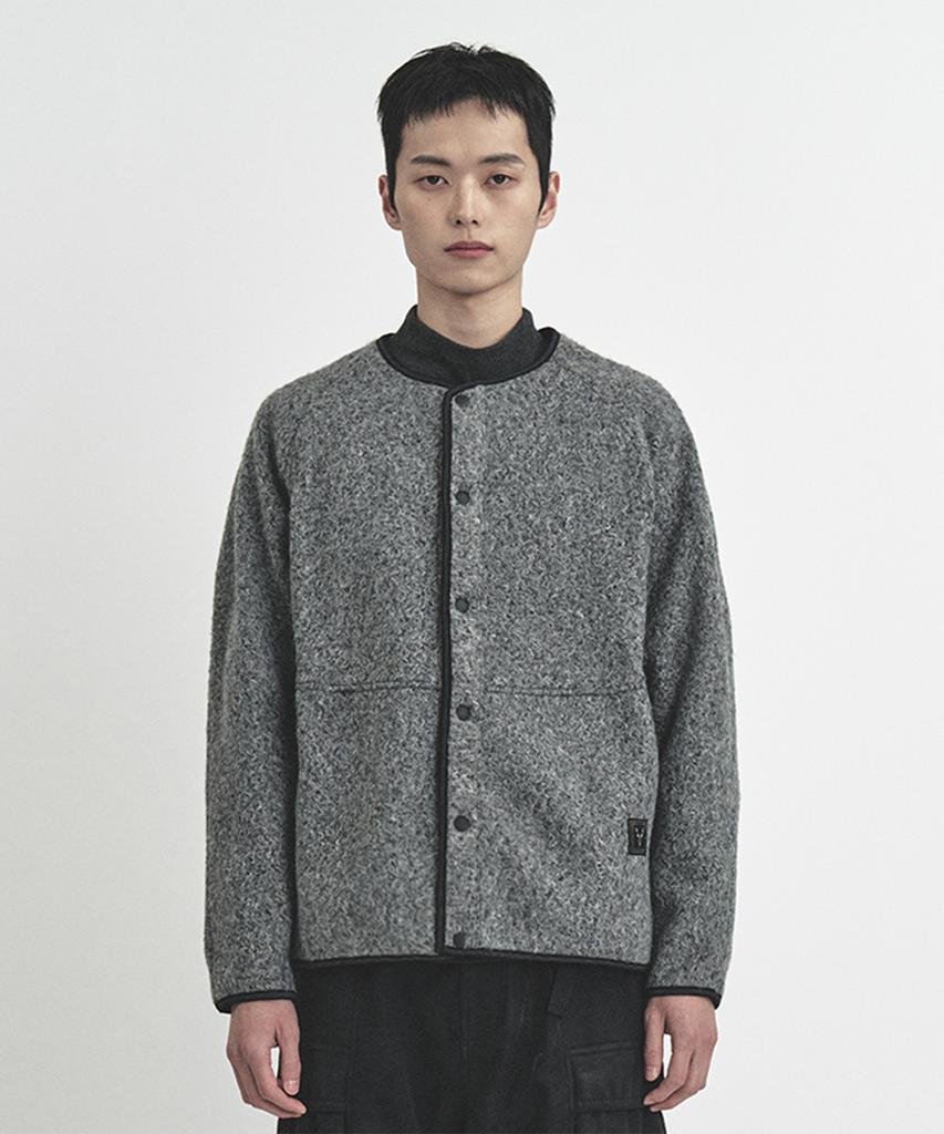 Pollution Sweater-Like Hybrid Jacket Charcoal