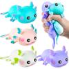 Axolotl Squishy Míček proti stresu Mini Axolotl Party Dárky Zvířecí Senzorická Fidget Hračka k Narozeninám Kancelářské Uvolnění Stresu a Zaměření