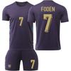 England Auswärtstrikot Nr. 9 10 7 Europapokal Fußballtrikot Erwachsene Kinder Atmungsaktiv Schnelltrocknend Set