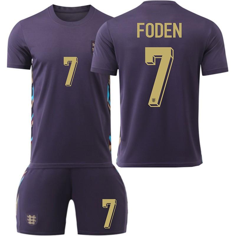 England Auswärtstrikot Nr. 9 10 7 Europapokal Fußballtrikot Erwachsene Kinder Atmungsaktiv Schnelltrocknend Set
