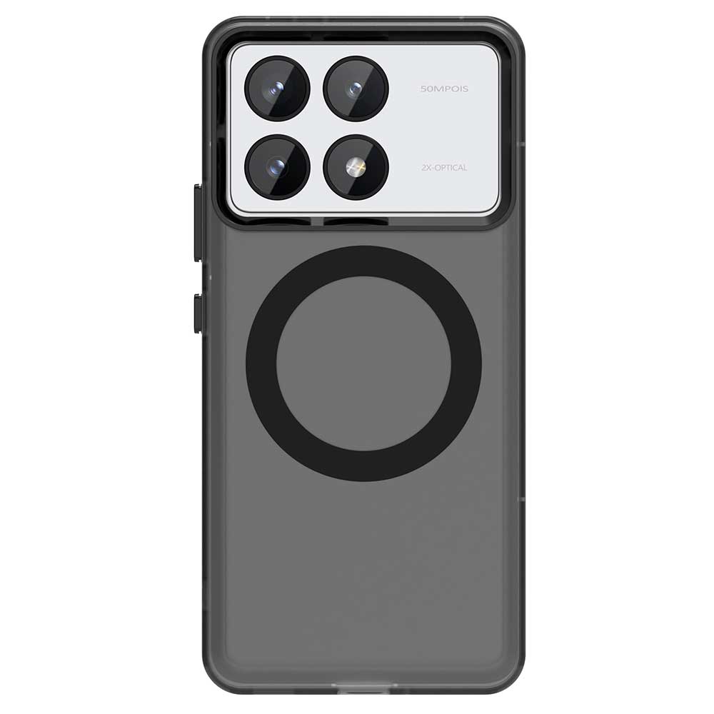 Candy Bumper Case For Poco M6 F6 X6 Pro 5G Xiaomi Poko Little C65 C75 4G Magnetic Wireless Charge for Magsafe Case