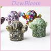 Resin Crystal Desert Cactus Figurine For Home Office Decor Gift For Friends And Couples