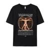 Vitruvian Man Leonardo Da Vinci Funny Art 2024 Discount Men Tshirts Customized Tops & Tees Cotton Normal Tee Shirts Wholesale