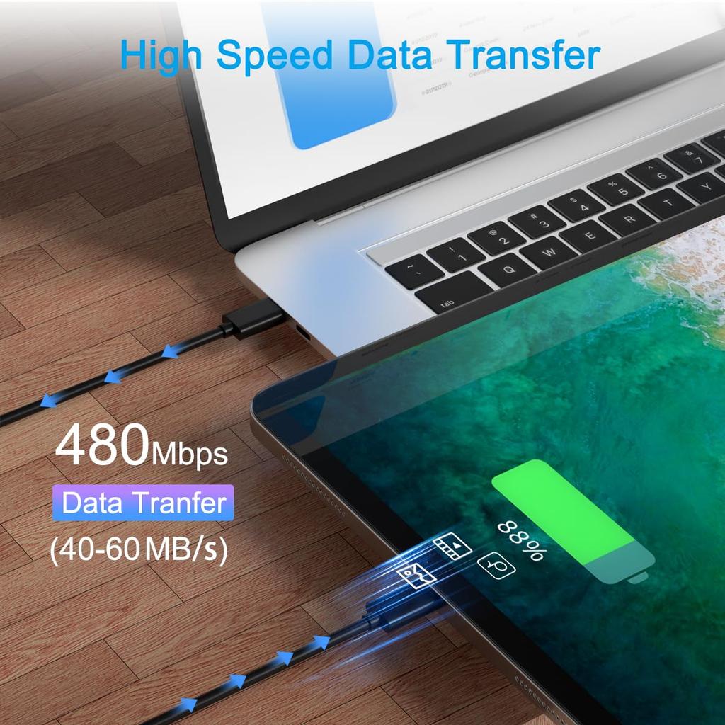 PS4 Controller Charging Cable Compatible with Xbox One Controller,PS4 Charger Cord for PlayStation-4,PS 4 Slim/Pro,Dualshock 4,Fire Stick,Game