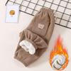 Kids Warm Pants Autumn Winter Girls Thicken Trousers Baby Boys Cute Bear Print Children Casual Harem Pants