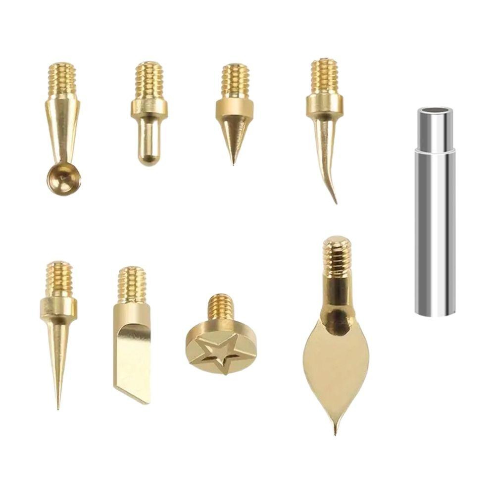 9PCS/Set Tool 3D Printing Modify Finishing Tool Gold Hot Melt Finishing Tool  For Voron 2.4/MK4