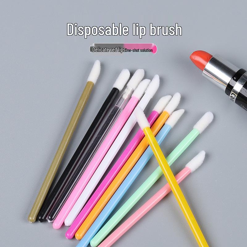 Disposable Portable Lip Brush Stick for Eyelashes & Lip Gloss Makeup