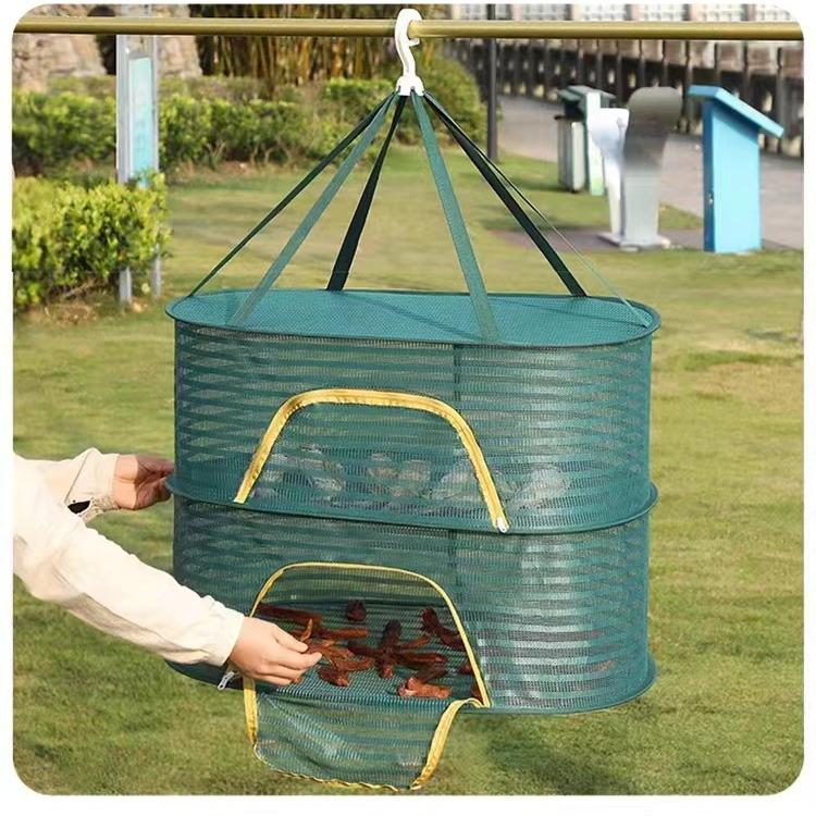 New Style Mosquito-Proof Drying Net for Fish, Chili, Bacon, Sweaters, Underwear - Fully Enclosed Design