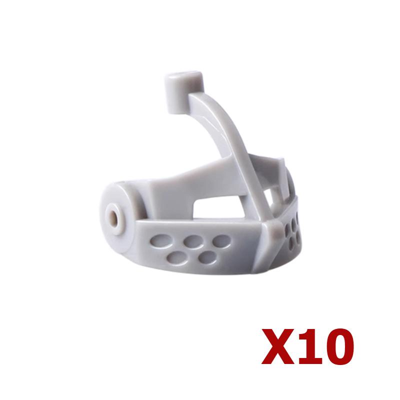 MOC Baustein Mittelalter Ritter Römischer Soldat Zubehör Helm Kopfbedeckung Flammenfeder Schwarzer Adler Schild König Umhang Ziegelstein Spielzeug