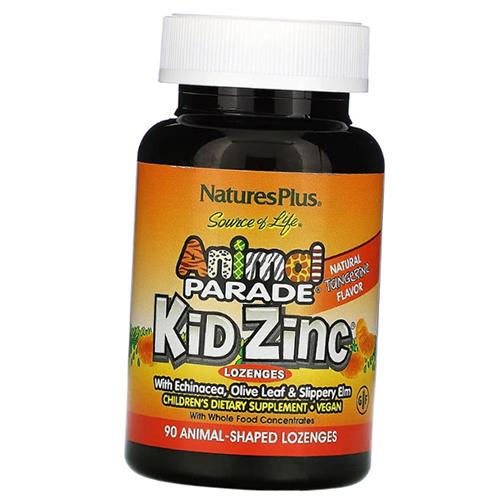 Zinek pro děti, Animal Parade Kid Zinc, Nature's Plus 90 lízátek Mandarin (36375034)