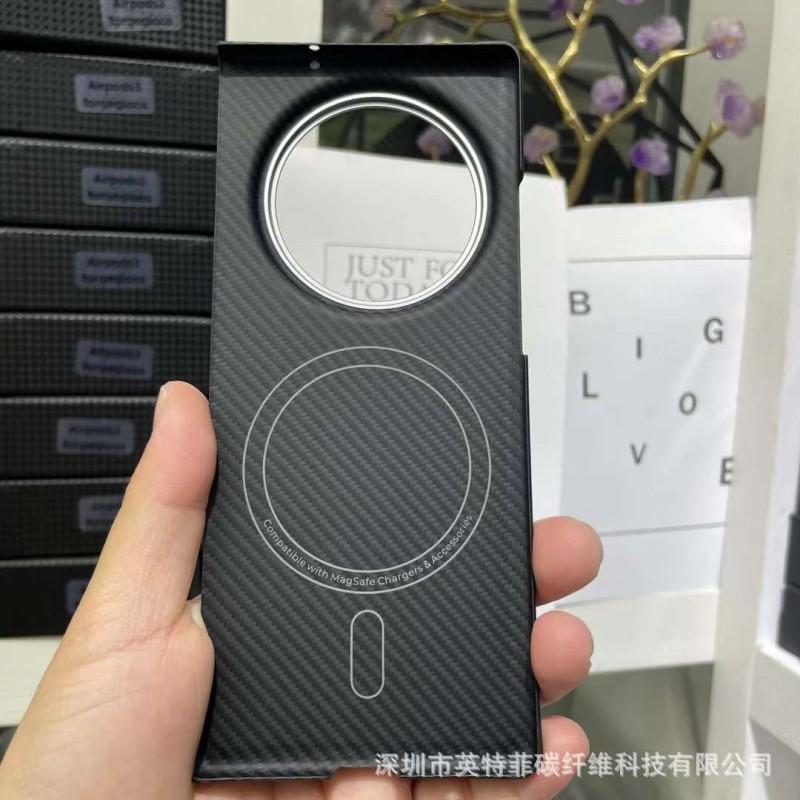 VIVO X Fold 3 Pro Case Aramid Fiber Carbon Magnetic Magsafe Compatible Slim Shockproof Heat Dissipation Protective Cover