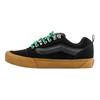 Vans Knu Skool Moda Versátil Zapatillas de Skate de Caña Baja Unisex Zapatillas Negras VN000CRPB9M