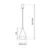 Lampa Wisząca Capital 1 Gx53 Butelkowa Zieleń Milagro Mlp0967