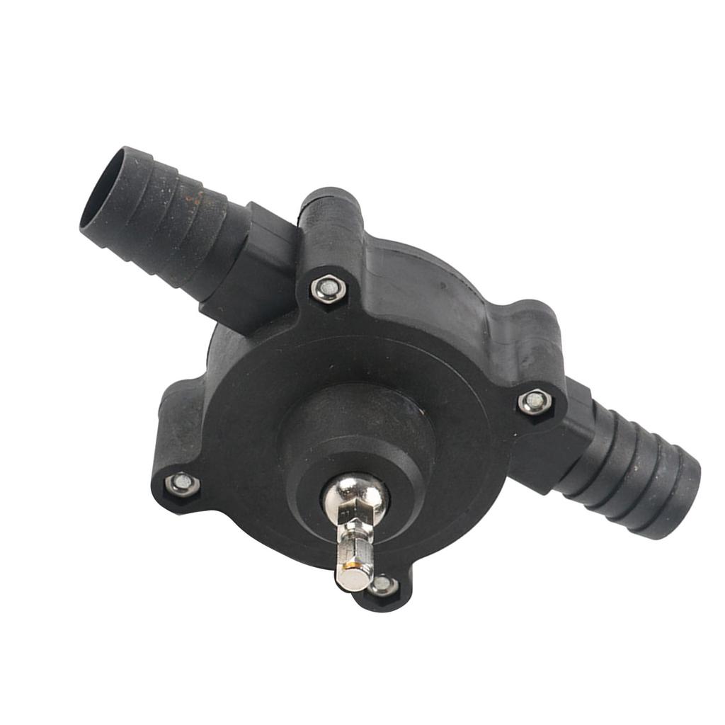 Elektrische Bohrmaschinenpumpe Kleine Haushaltspumpe Handbohrmaschinenbetriebene Pumpe Mini Selbstansaugende Wasserpumpe Schwarz