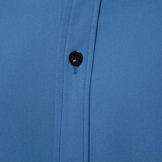 Heren overhemd revers slim fit single-breasted zachte knopen lange mouw ademend formele zakelijke stijl heren kantoor top