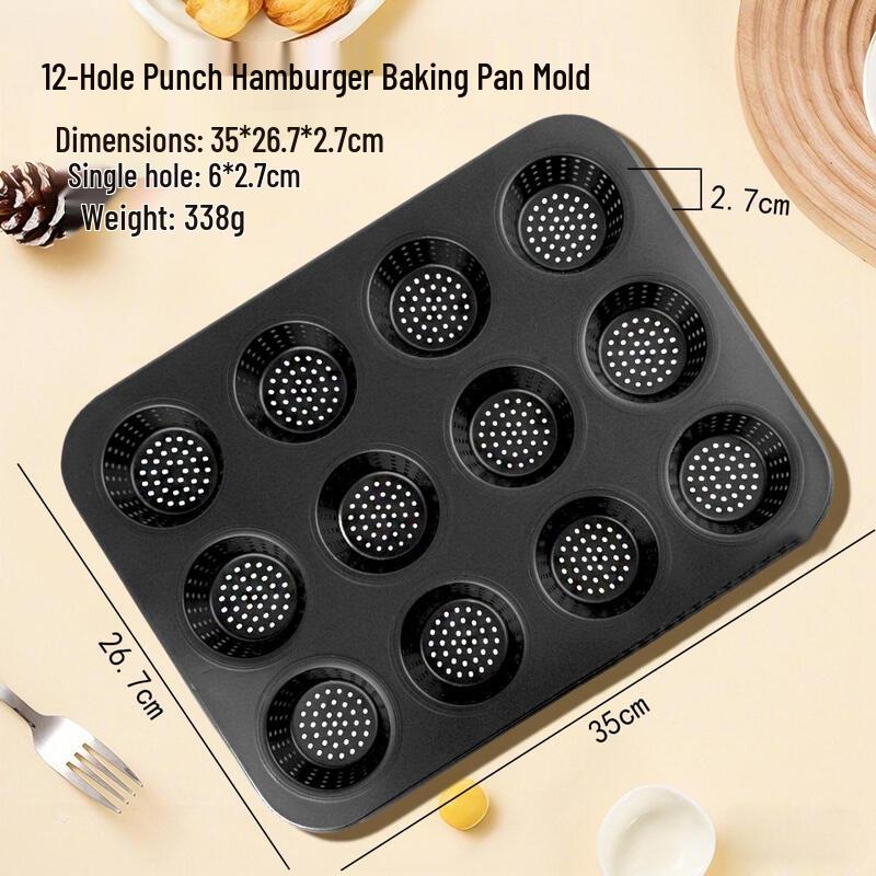 

MDNG Hamburger Bun & Muffin Baking Mold