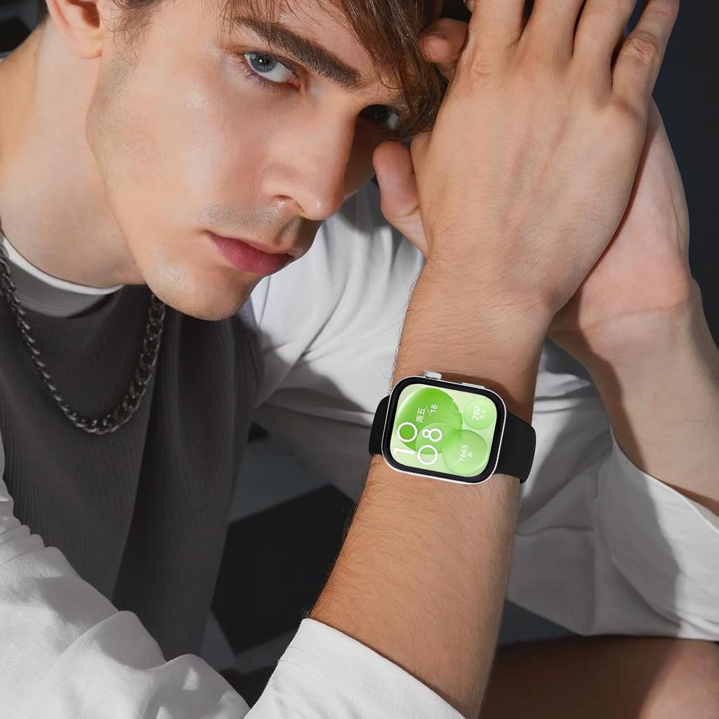 Silikonschlaufe für Huawei Watch fit 4pro Armband Smartwatch Zubehör Ersatz Sport Correa Armband für Fit 3/4 Uhrenarmband