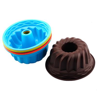 Baking Cake Mold Hollow Spiral Round Cake Mold DIY Baking Oven Silicone Mold
