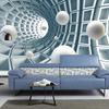 Wall Paper 3d Stereoscopic Circle Ball Abstract Space Mural Living Room Sofa Tv Background Modern Wallpaper