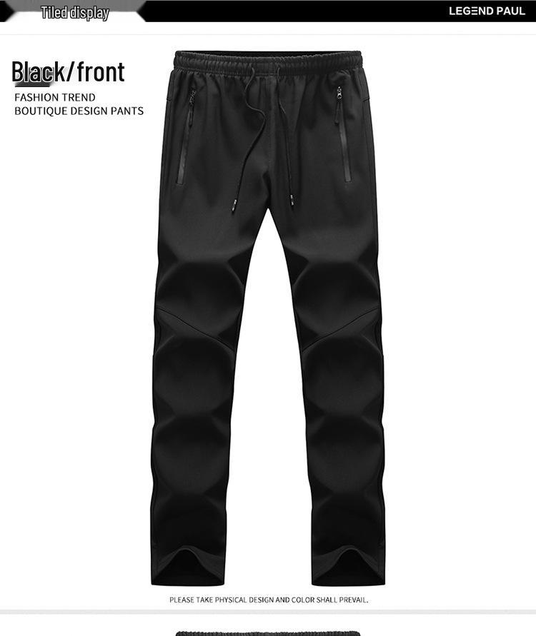 Unisex Windproof Winter Fleece-Lined Softshell Hiking Pants: Couple Style, Breathable, Versatile for Outdoor Sports