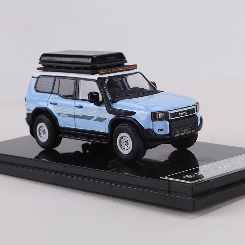 yscr3 GCD 1:64 Toyota Land Cruiser Prado 2024 Off-road Modified Vehicle Alloy Model Car