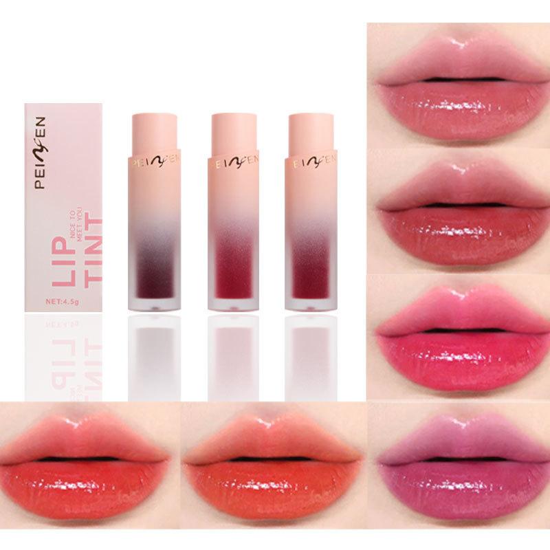 Water Light Moisturizing Lipstick, Mirror and Brightening Lip Gloss Easy To Color Lip Glaze