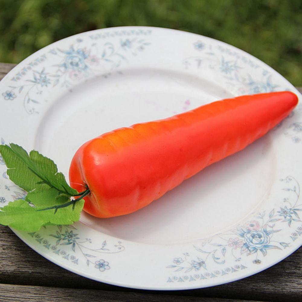 3D Carrot Model Artificial Fake Vegetable Props Fake Vegetable Simulated Foam Carrot  Party