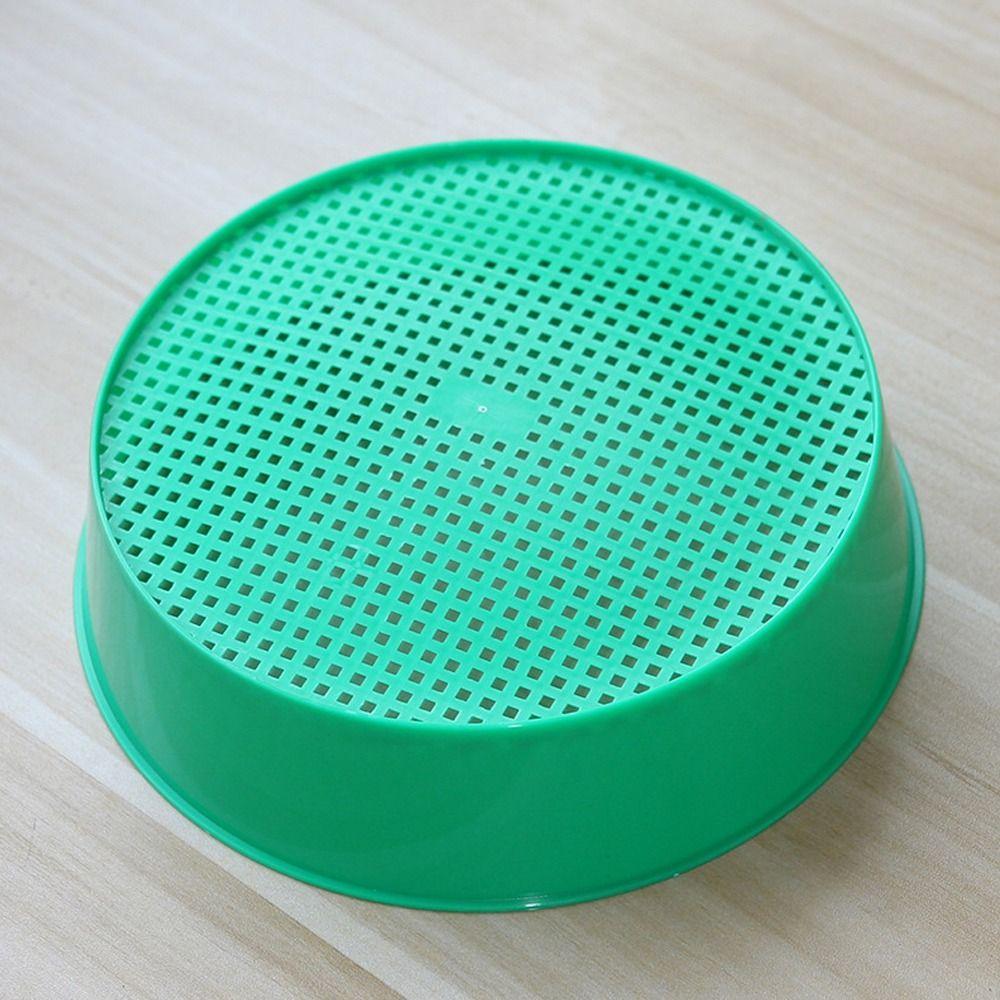 Plastic Soil Sieve Green Rock Sifter Gardening Tool Garden Sieve Home Planting