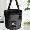 12L Schwarz Tragbarer Faltbarer Eimer Eimer Outdoor Reise Wasser Lagerung Tasche Wasserdichte Wasser Tasche Angeln Artikel
