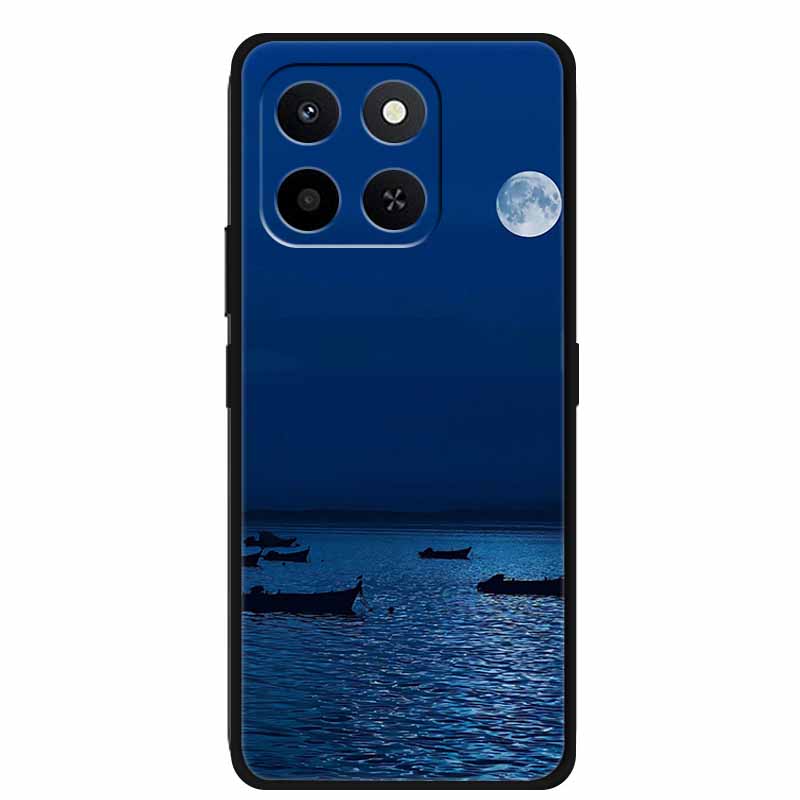 Phone Case For Honor X7D Honor 400 Smart Honor Play10T 5G Soft Silicone TPU Protector Shell Cartoon Gift Anime Funda Flower Capa
