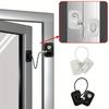 Punch-Free Child Safety Lock Easy Install Refrigerator Stoper for Windows & Sliding Doors Child Protection Buckle Lock