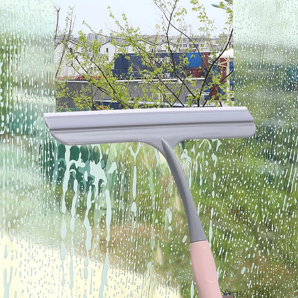 1Pc Multi-Purpose Silicone Scraping Washing Household Window Bathroom Kitchen Glass Cleaning Tool Floor Surface Small Wiper