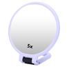 5X Magnifying Folding   Cosmetic Mirror Travel Portable Makeup Mirror
