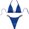 Exclusive For The New Thong Gem Triangle Swimsuit, Sexy Split Bikini Bikini Beach