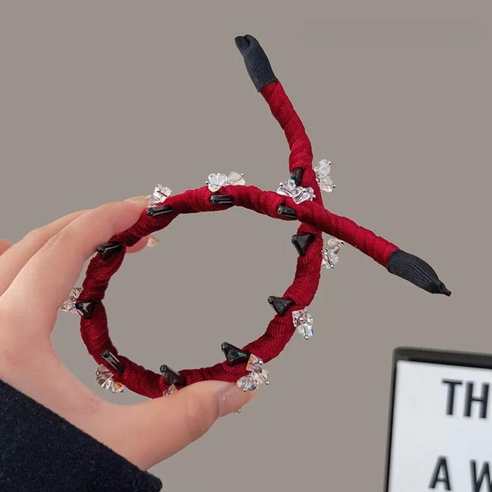 Toothed High Cranial Top Headband Korean Style Non-slip Hair Hoop  Makeup