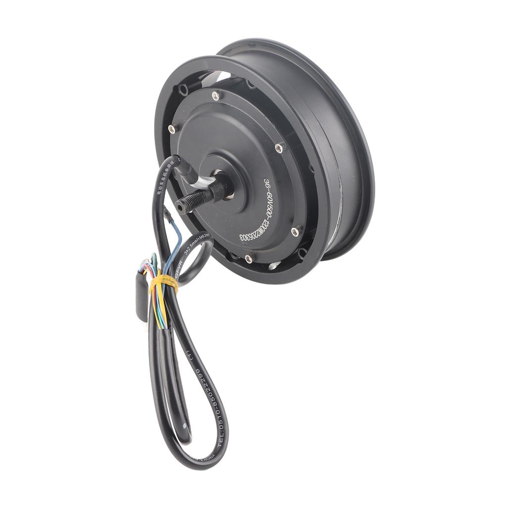 10in Brushless Disc Brake Wheel Hub Motor 1200W 1250RPM IP54 Waterproof for Electric Bike Scooter Motorcycle