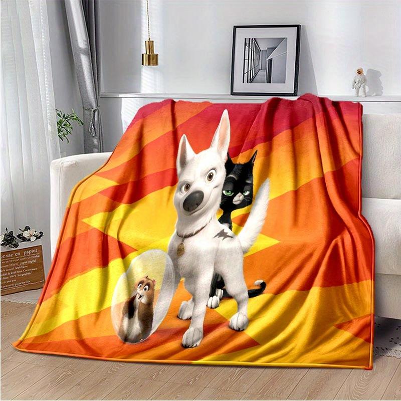 1pc Bolt Printing Blanket Soft, All Season Throw for Living Room, Bedroom,Personalized Gift with Adorable Cartoon Design