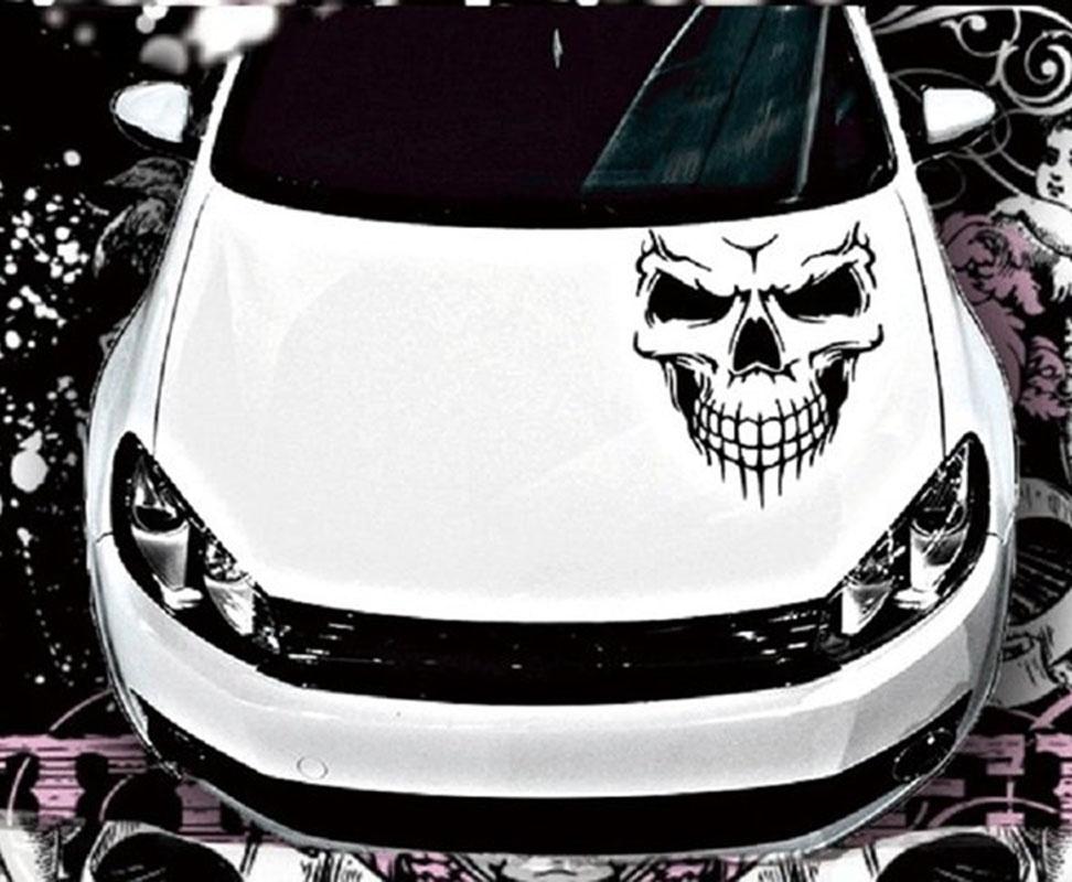 Punisher Pc 1 Skull Head Car Sticker Door Window Truck Car Stickers Styling