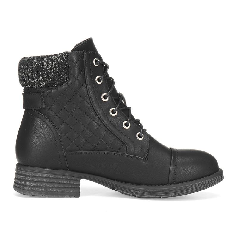 Buy Winter Boots for Women Casual Leather Mid-calf Boots Low